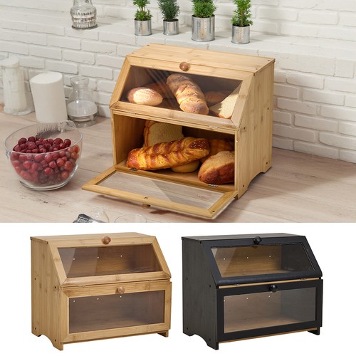 Bamboo wood double layer bread - double,
