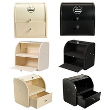 Double Layer Metal Bread Box