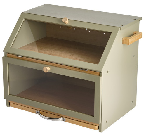 Bamboo bread bin double - bread, layer