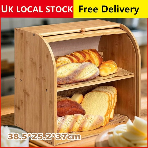 Bread bin tiers double layer - bin,