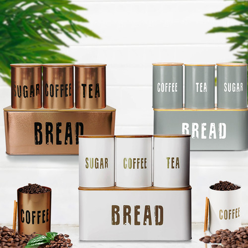 Bread bin 4pcs - bread, kitchen
