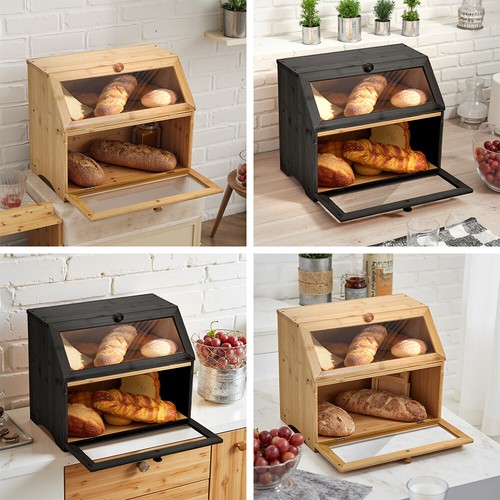 Tier double layer bread box - tier,