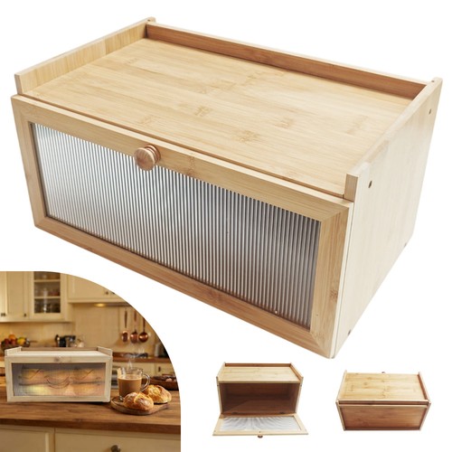 Natural bamboo wood - natural, bin