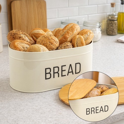 Bread bin with - bin,